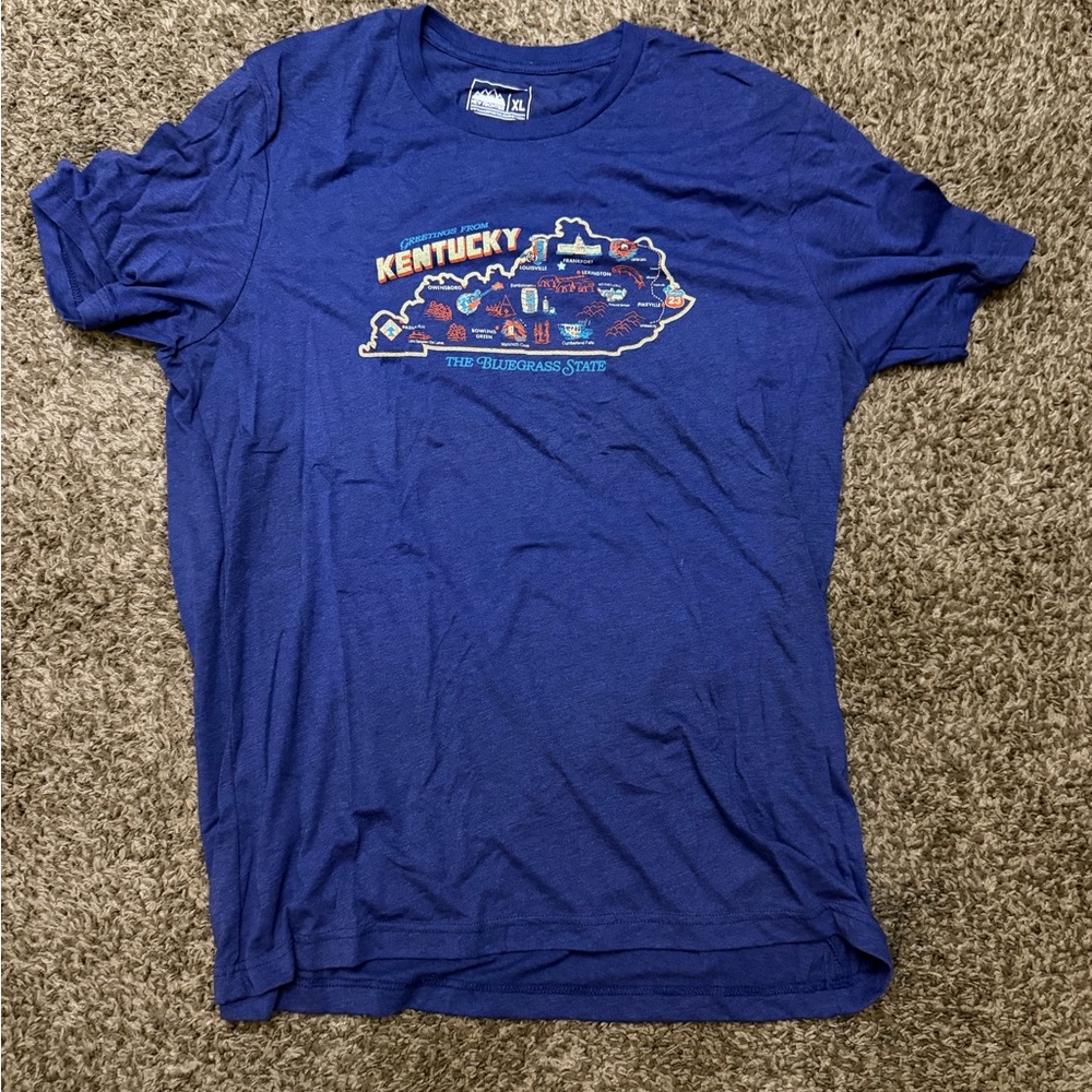 New Frontier Blue Kentucky Graphic Tee